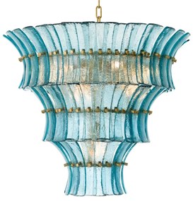 Candelabru LUX design deosebit Toscano albastru