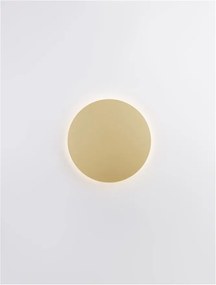 Aplica LED de perete design ambiental CYRCLE 30cm aurie
