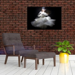 Tablou cu floare de lotus (90x60 cm)