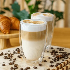 Pahar pentru caffé latte, 2 buc., 450 ml, HOTCOOL TYP 2