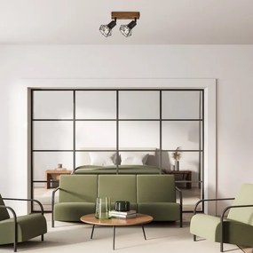 Spot ZEUS 2xE14/40W/230V stejar Rabalux 3138