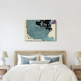 Tablou - Flying balon cu curcubeu (90x60 cm)