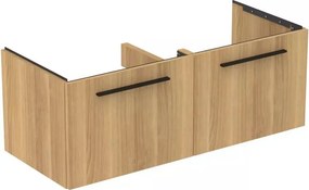 Dulap baza suspendat Ideal Standard i.life B finisaj stejar natural 2 sertare 120 cm