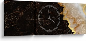 Tablou - Marmură (cu ceas) (90x30 cm)