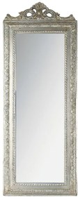 Oglinda Vintage Silver din rasina 90 cm