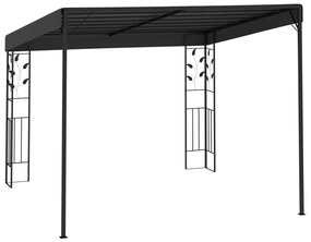 Pavilion de perete, antracit, 3 x 3 x 2,5 m Antracit, 3 x 3 x 2.5 m