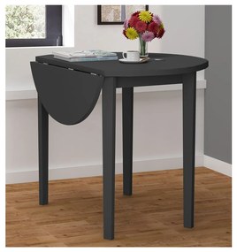 Masă Støraa Trento Quer, ⌀ 92 cm, negru