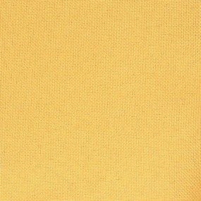 Scaune de masa pivotante 6 buc. galben mustar textil 6, galben mustar