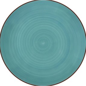 Farfurie de desert din ceramică Lamart LT9088 Happy , diametru 19 cm, albastru