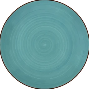 Farfurie de desert din ceramică Lamart LT9088 Happy , diametru 19 cm, albastru