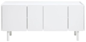 Comodă albă 160x70x45 cm Bera – Unique Furniture
