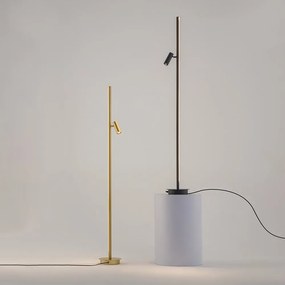 Lampadar, Lampa de podea LED cu Spot Directionabil, Thin negru