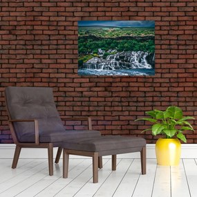 Tablou cu cascade în natură (70x50 cm)