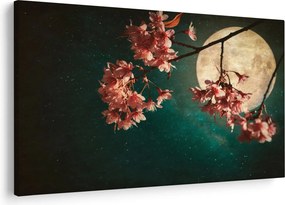 Tablou - Sakura în luna plină (90x60 cm)
