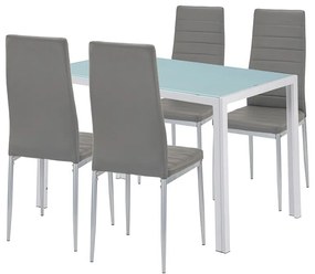 Midland 4+1 set de sufragerie gri-gri