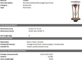 Vas decorativ design LUX Rothschield 110084 HZ