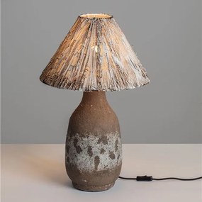 Veioza din ceramica lucrata manual WABI