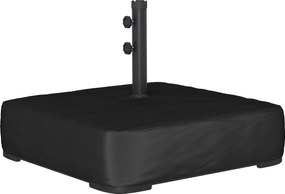 Outsunny Bază pentru Umbrelă Reumplibilă cu Nisip 80 kg/Nisip Umed 90 kg, pentru Tije de Ø48 mm, Negru | Aosom Romania