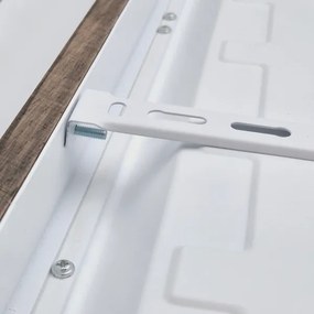 Brilagi-LED Corp de iluminat pentru baie WOODY FRAME LED/50W/230V 60x60 cm IP44, finisaj stejar-nuc