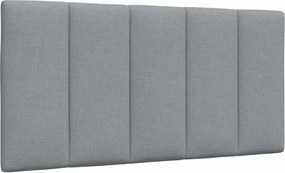 vidaXL Pernă tăblie de pat, Hanko, gri deschis, 100 cm, material textil