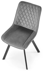 Scaun K520 velvet gri