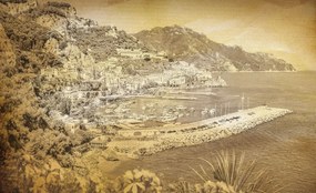 Fototapet - Orașul Vintage (152,5x104 cm)