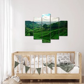 Tablou Plantații de ceai - Malaezia (150x105 cm)