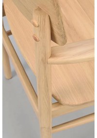 Scaun de dining în culoare naturală din lemn de stejar Maidstone – Rowico