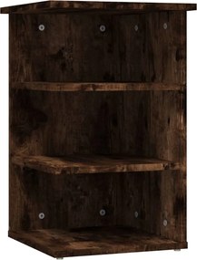 vidaXL Dulap lateral, stejar fumuriu, 35x35x55 cm, lemn prelucrat