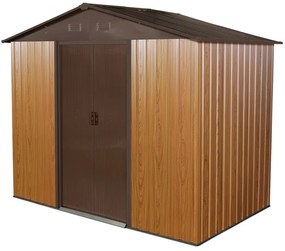 Casă de scule metalice Helsinki 1,9 x 1,3 m Magazin Boss bronz