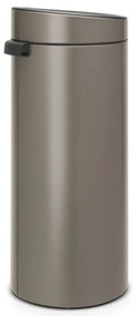 Brabantia Touch Bin New 650007, 30 L, închidere silențioasă și lină, gri