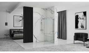 Paravan de dus tip Walk-in Rea Aero 80x195 cm profil crom