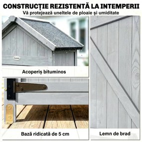 Outsunny căsuță dulap depozitare unelte exterior | Aosom Romania