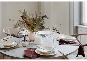 Sfeșnic din porțelan Kähler Design Hammershoi, alb, ⌀ 7,5 cm