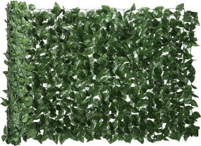 Outsunny Gard Viu Artificial din Fag pentru Balcon și Grădină, PE, 300x100 cm, Verde Închis | Aosom Romania
