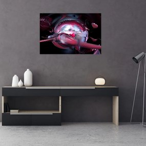 Tablou - Abstracție, viermi spațiali (90x60 cm)