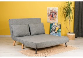 Canapea gri extensibilă 120 cm Folde – Artie