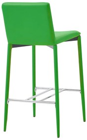 Set mobilier de bar, 5 piese, verde, piele ecologica Verde, 5