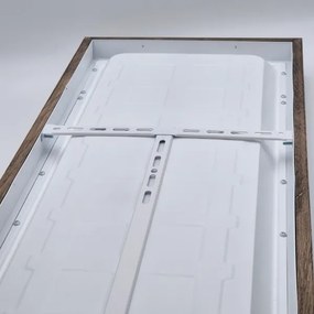 Plafonieră LED dimabilă Brilagi WOODY FRAME LED/50W/230V stejar 120x30 cm IP44 + telecomandă