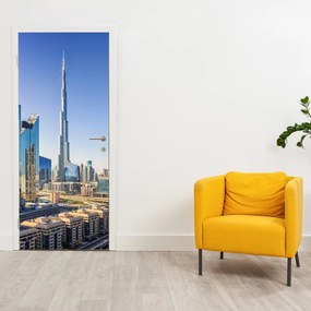 Fototapet pentru ușă - Dimineața în Dubai (95x205cm)