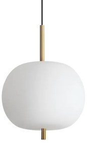 Ideal Lux - Abajur de schimb pentru candelabru UMILE, Ø 30 cm, alb