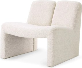 Fotoliu deosebit design LUX Macintosh Bouclé cream