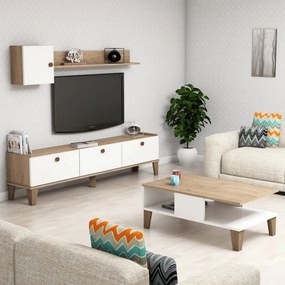 Set de Mobilier pentru Sufragerie Sumer G5020, Stejar / Alb
