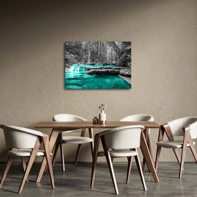 Tablou - Râul de iarnă (70x50 cm)