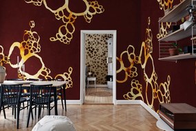 Tapet Lightning Clownfish, Gold, Rebel Walls