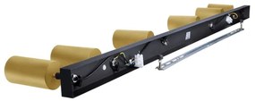 Brilagi - Spot LED dimabil SELE GOLDEN 6xGU10/6,5W/230V negru/auriu