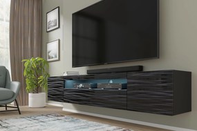 Masă TV Aurora 200 (sahara Negru) (cu iluminat LED). 1124868