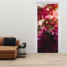 Fototapet pentru ușă - Arbust înflorit (95x205cm)
