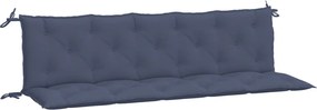 vidaXL Perne bancă de grădină 2buc. bleumarin 180x50x7cm textil oxford