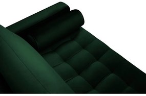 Canapea din catifea Milo Casa Santo, 174 cm, verde